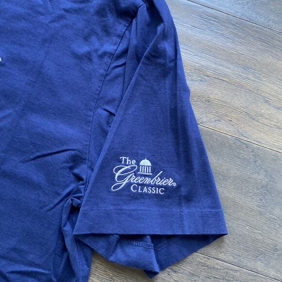 Polo Ralph Lauren Cotton Polo Shirt Men’s Sz Medium Navy Golf Short Sleeve - Picture 4 of 6